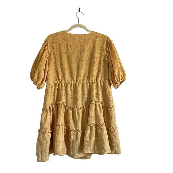 Sabo Skirt Tarelle mini Dress Honey Sz 2 preppy festival coquette core bohemian - Picture 4 of 13